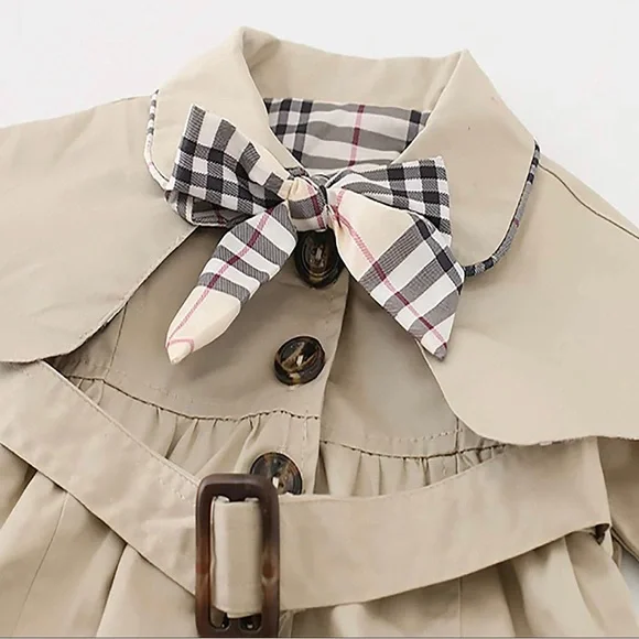 SOLD! NWT Toddler Girl Trench Fashion Coat - Picture 5 of 10